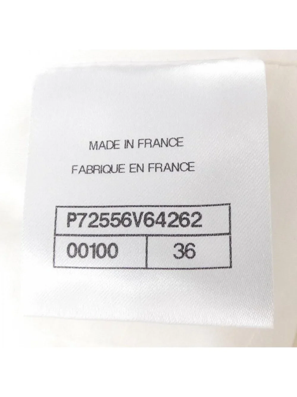 Chanel 22S Collarless Jacket White